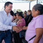 Rodrigo Monsalvo encabeza encuentro con mujeres jefas de familia en La Griega