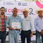 Apoya SEDEA con semilla e implementos agrícolas a productores de Colón